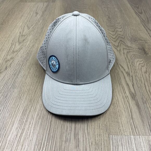 Melin Hat Cap Snap Back Gray Dam That Cancer Patch Hydro Mesh Trucker Mens 2022 - Picture 1 of 8